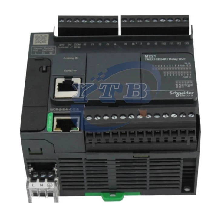 Řadič I/O relé PLC Schneider TM221CE24R Modicon M221 24